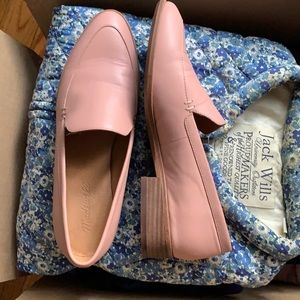 Never Worn Pink Madewell Loafers